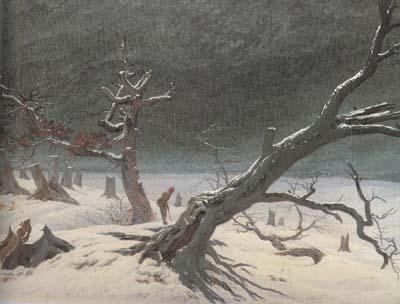 Caspar David Friedrich Winter Landsacpe (mk10) oil painting picture